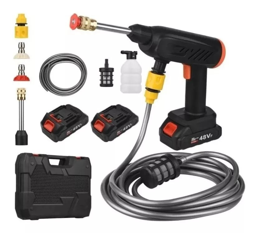PowerWash Go 🚀 | Hidrolavadora Portátil Inalámbrica de Alta Potencia