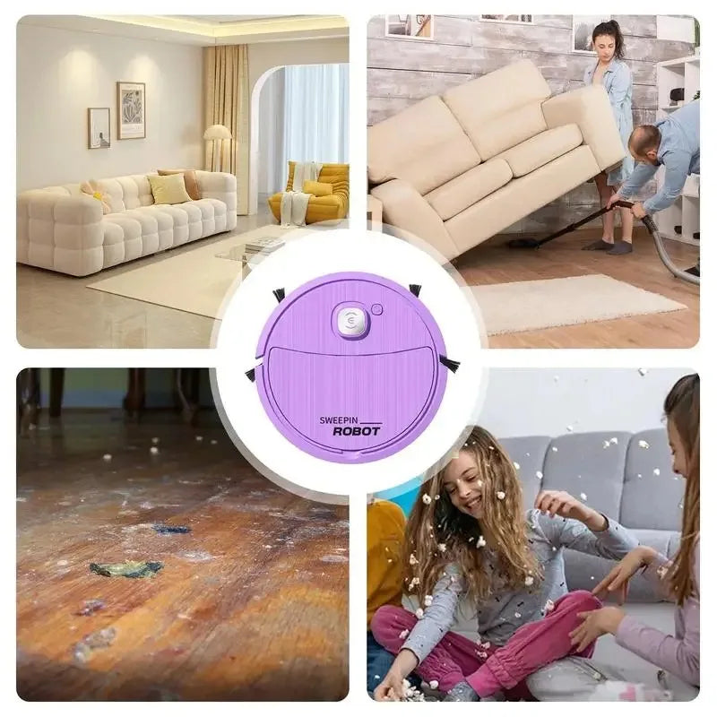 CleanBot Max! 🤖 Robot Aspiradora Recargable